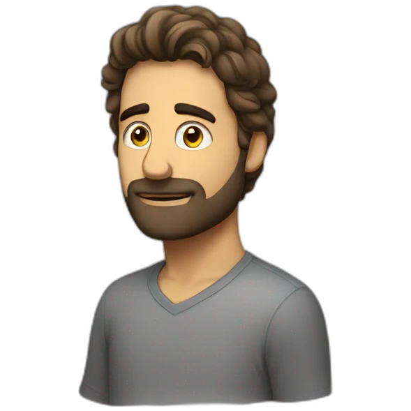 Alex Hormozi thinking emoji