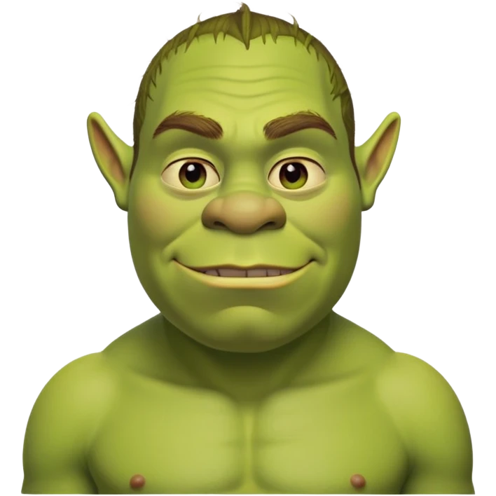 naked shrek emoji