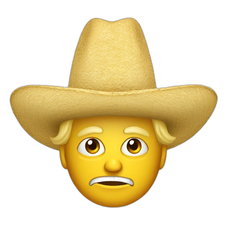 Trump with a sombrero emoji