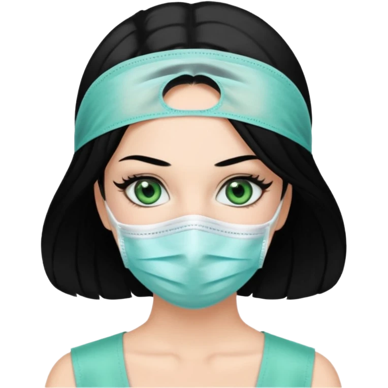 black haired green eyes aesthetic surgical plump lips  that makes her hair look behind nicole peltz at wedding emoji