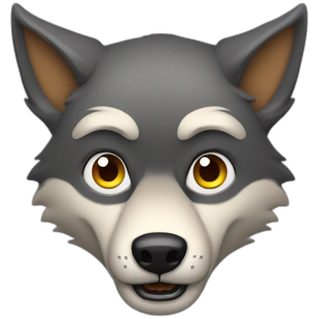 big bad wolf emoji