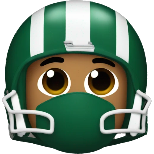 Jets football player with bag over head  emoji