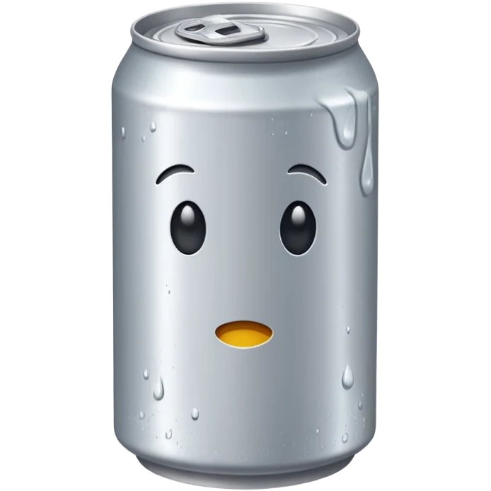 soda can without any face or branding emoji