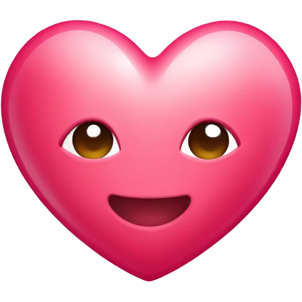 Super cute heart emoji