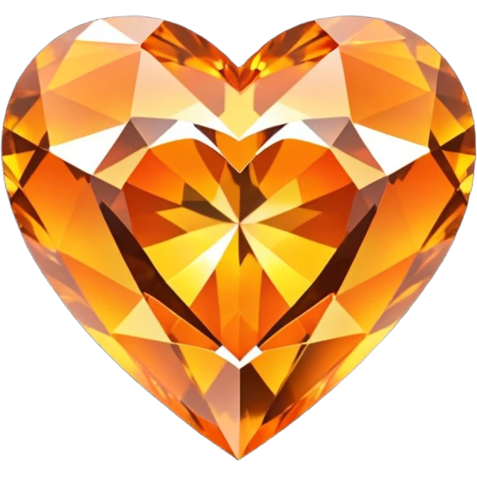 orange heart-shaped diamond emoji