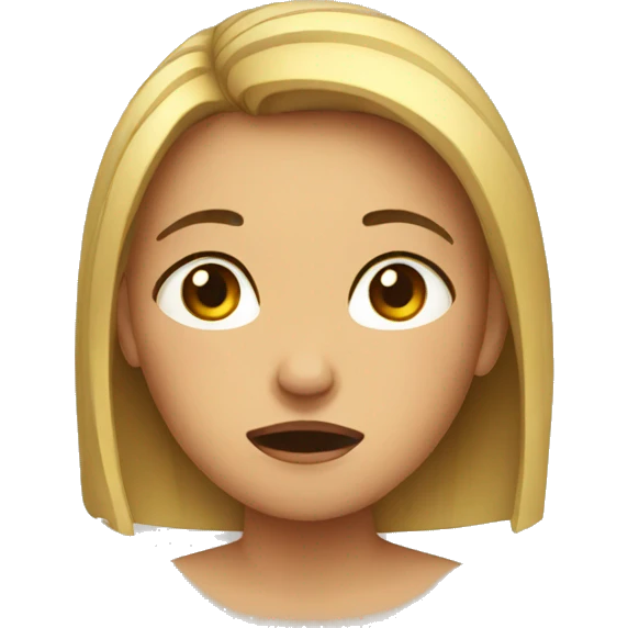 Woman crying emoji