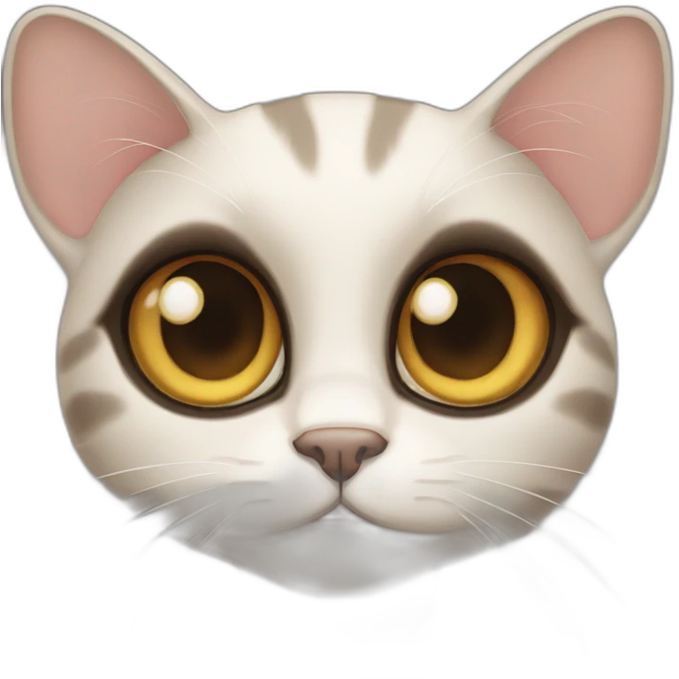 Big eyes cat emoji