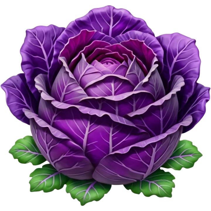 red cabbage emoji