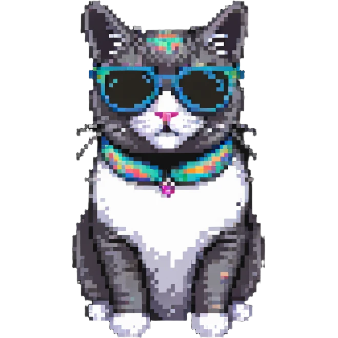 cat wearing sunglasses emoji