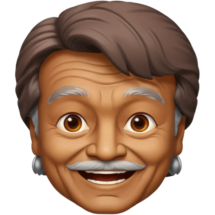 Rajnikant face emoji