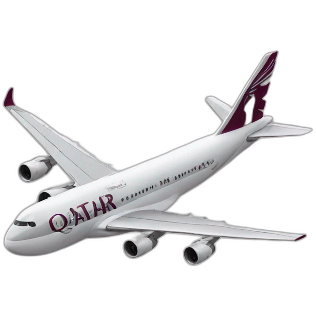 Qatar air airplane emoji