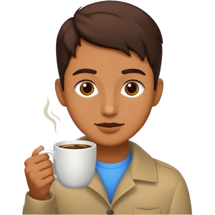 Khepresh god drink coffee emoji