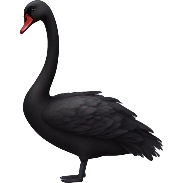 Black swan emoji