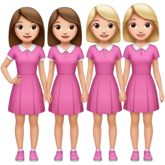 group of cute sorority girls  emoji