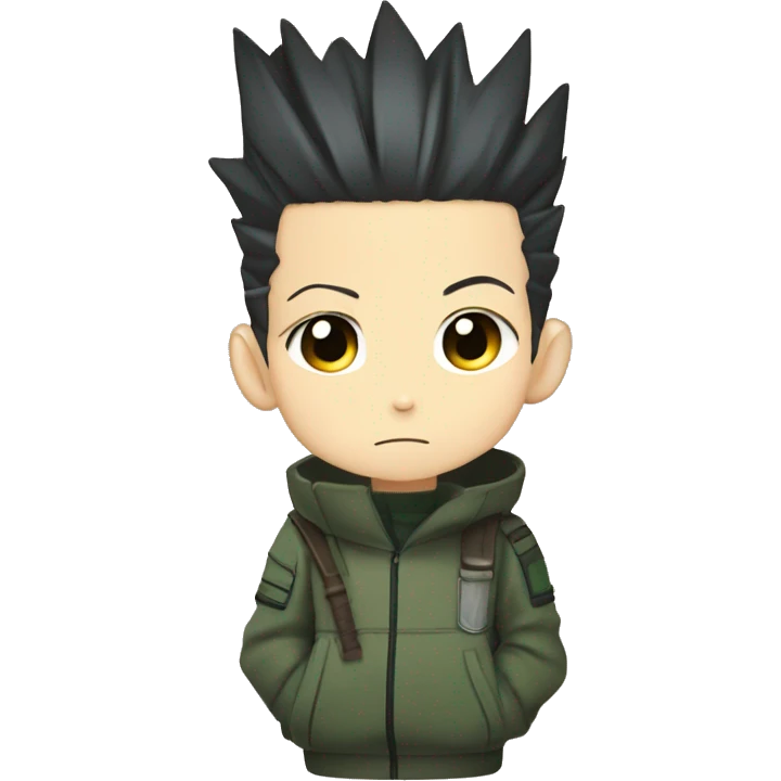 Shikamaru Nara face chibi version emoji