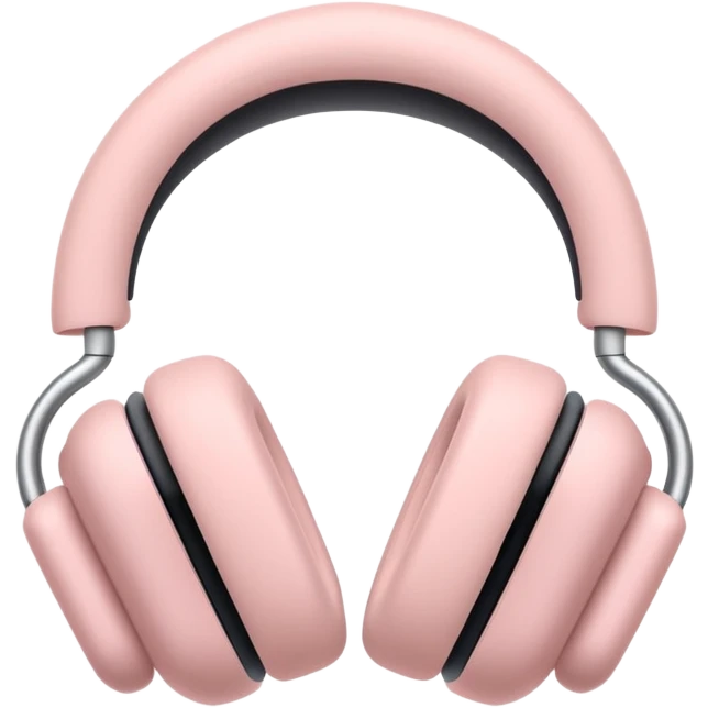 Airpods max light pink  emoji
