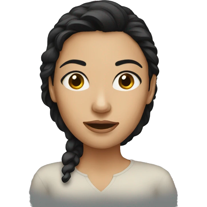 dark haired women emoji