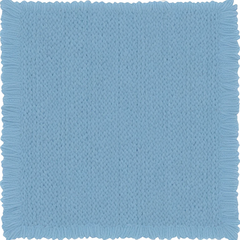Light blue knit scarf  emoji