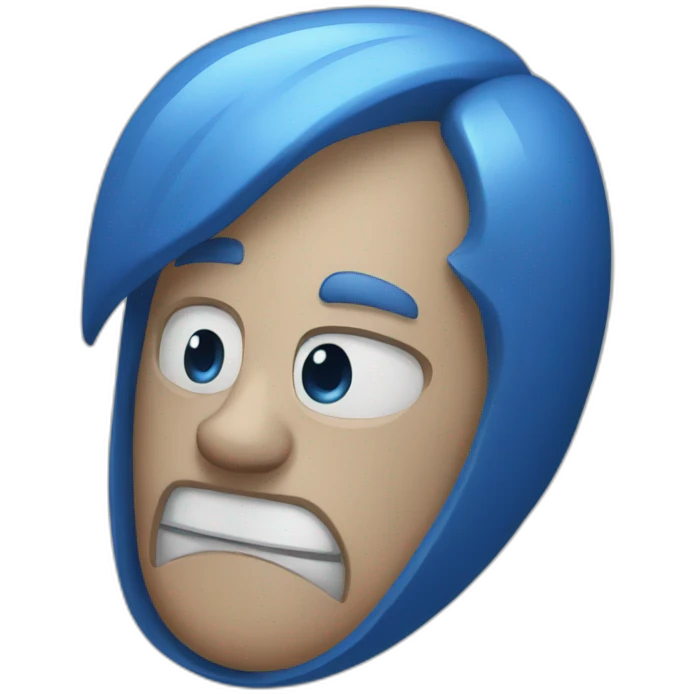 blue alert emoji