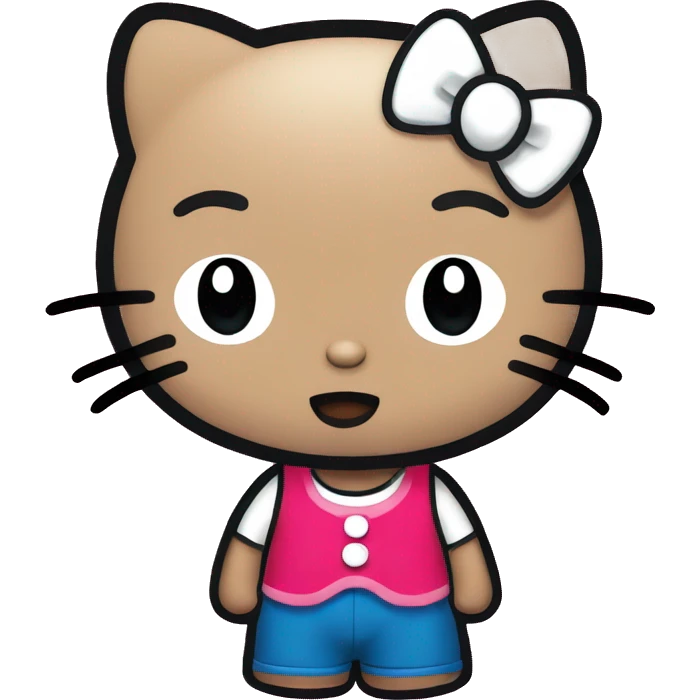 Hello kitty mad emoji
