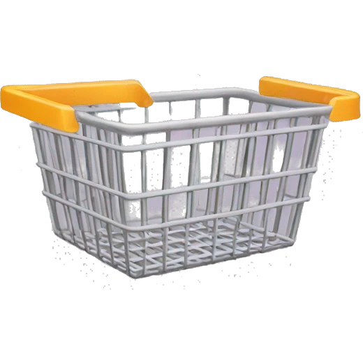 empty shopping basket side emoji