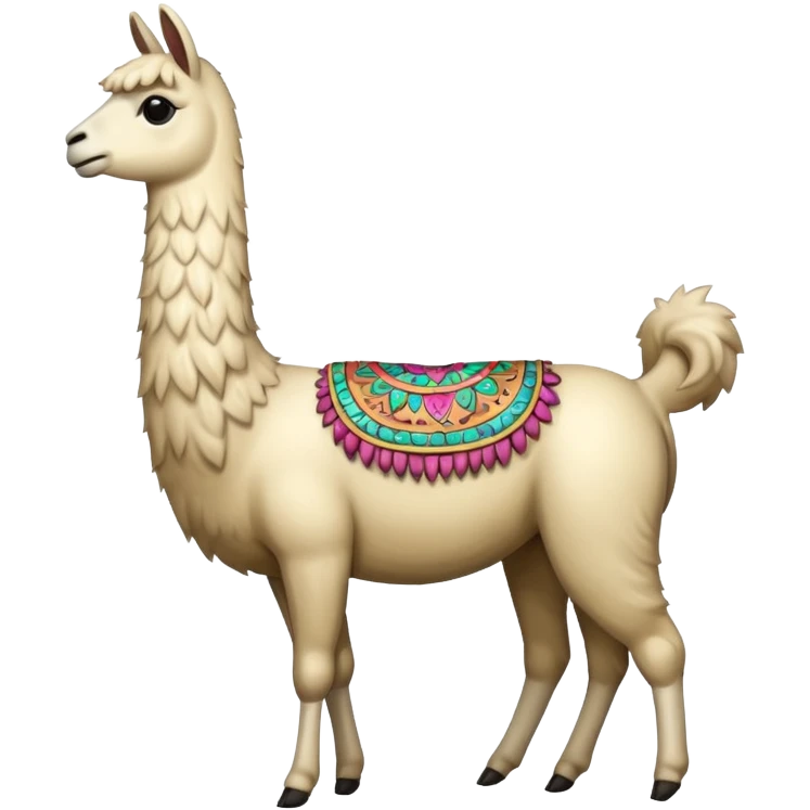 full body llama  emoji