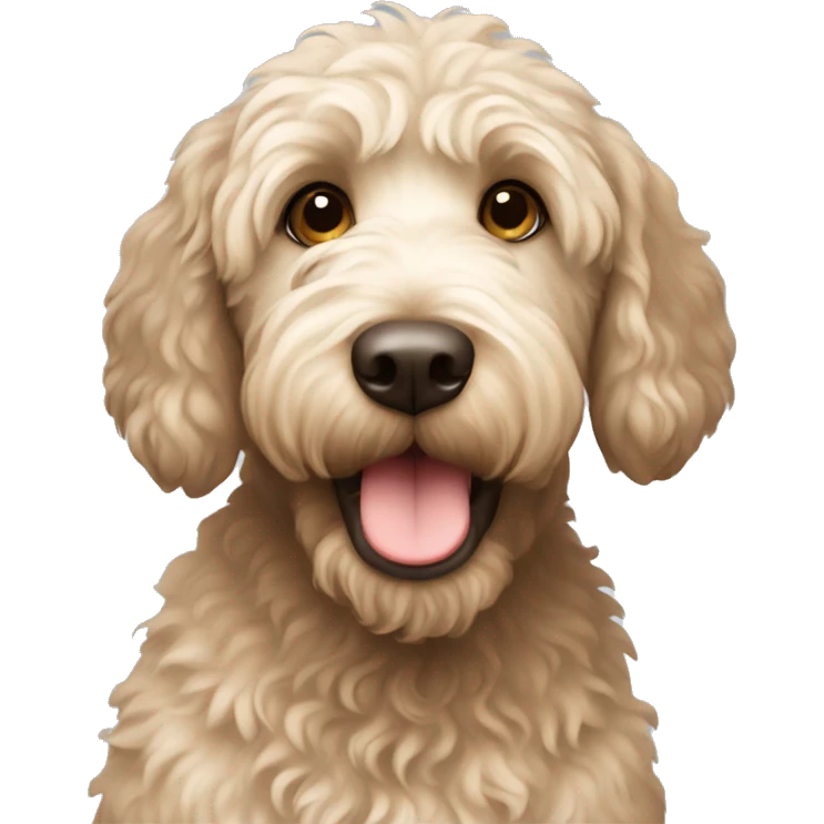 Labradoodle  emoji