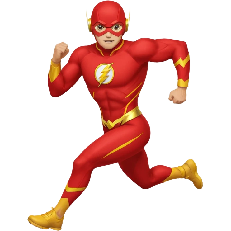 Flash man running  emoji