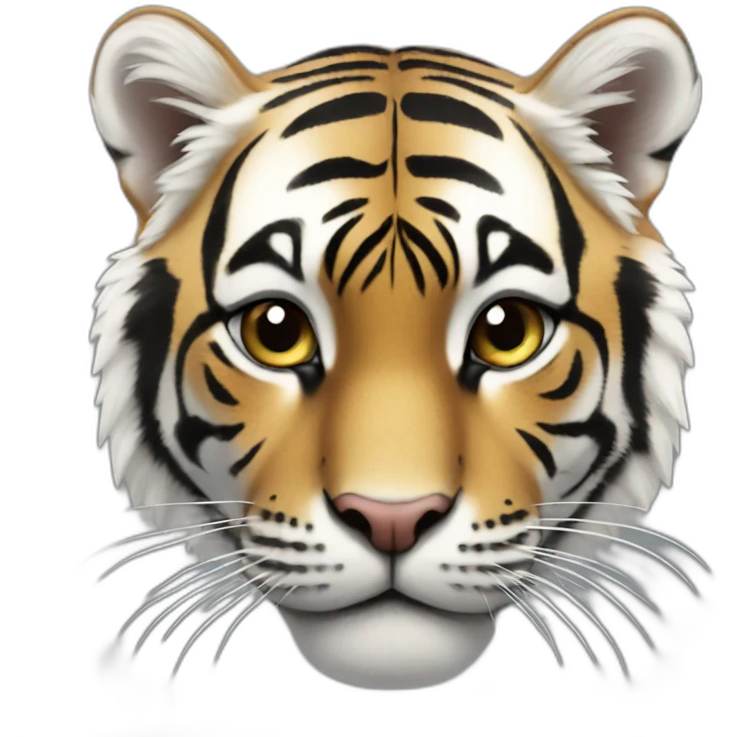 Tigre blanc emoji