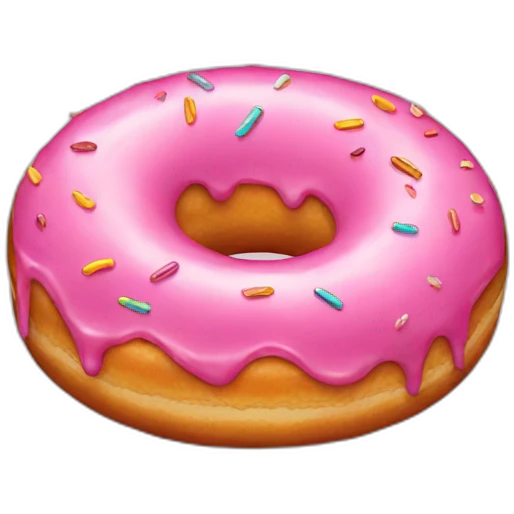 A big donut emoji