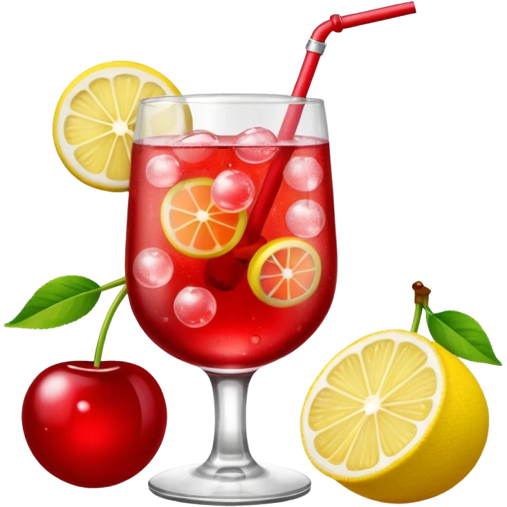 Shirley temple soda  emoji