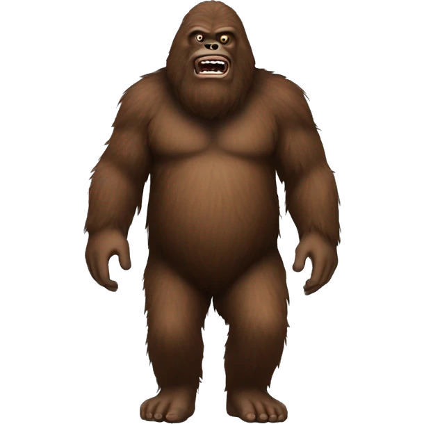 Bigfoot emoji