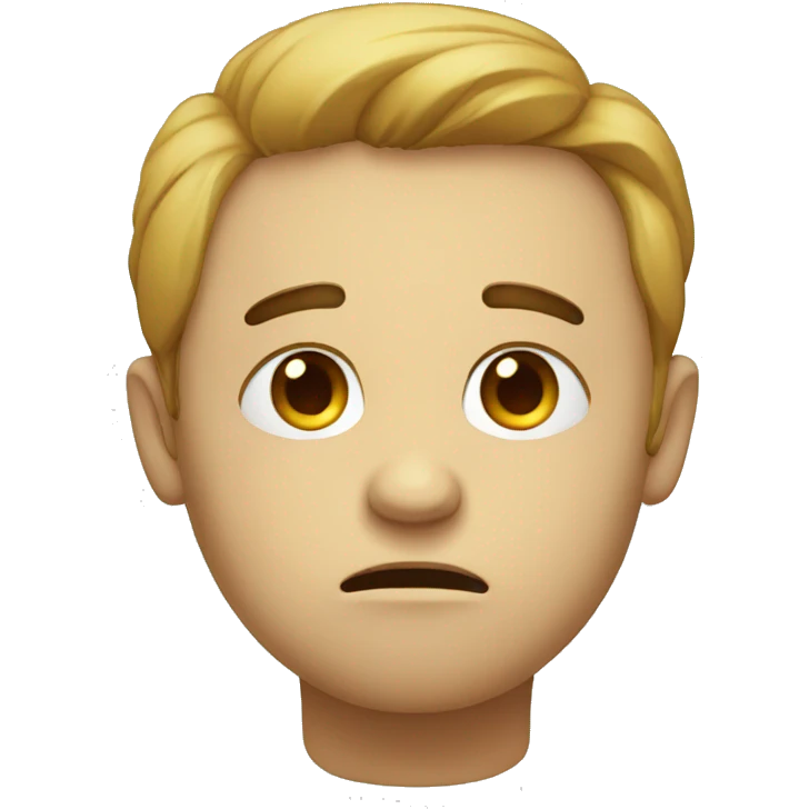 sad face emoji