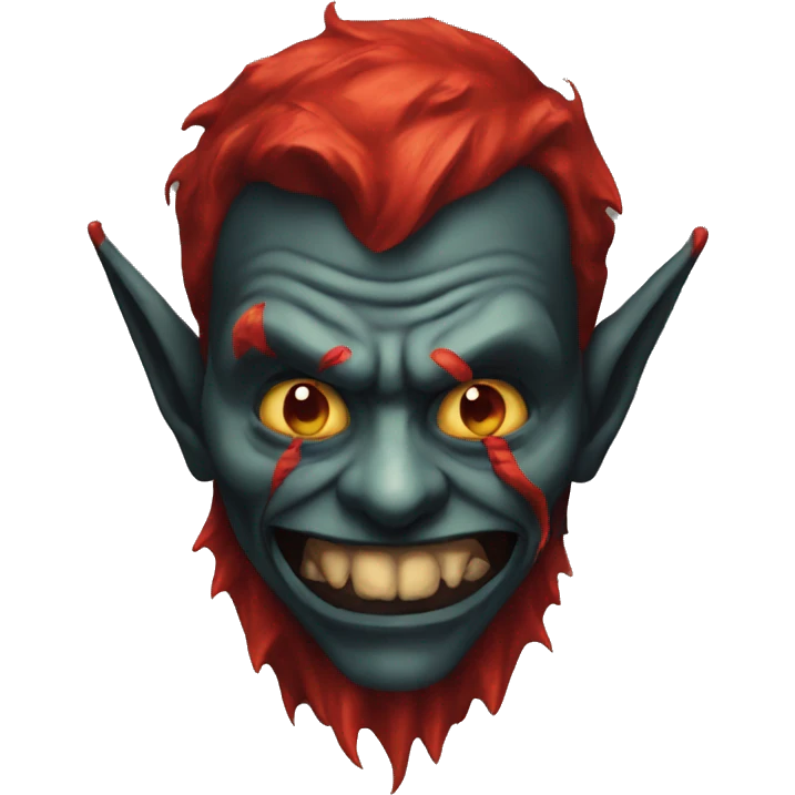 Devil red goblin emoji