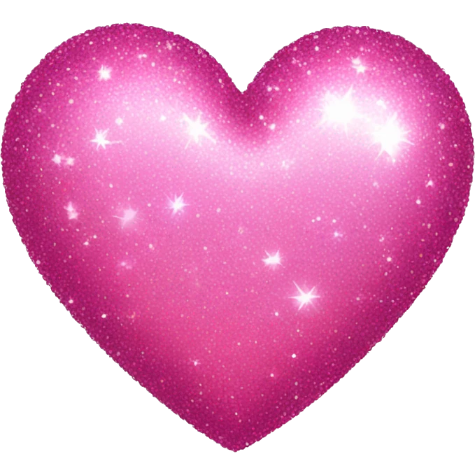 pink sparkly heart emoji