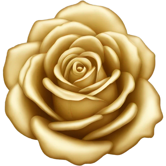 Soft gold rose emoji
