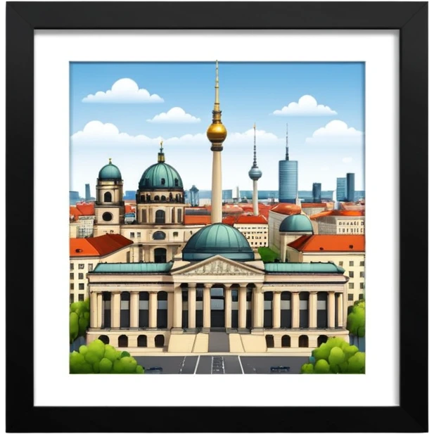 associated with Berlin emoji