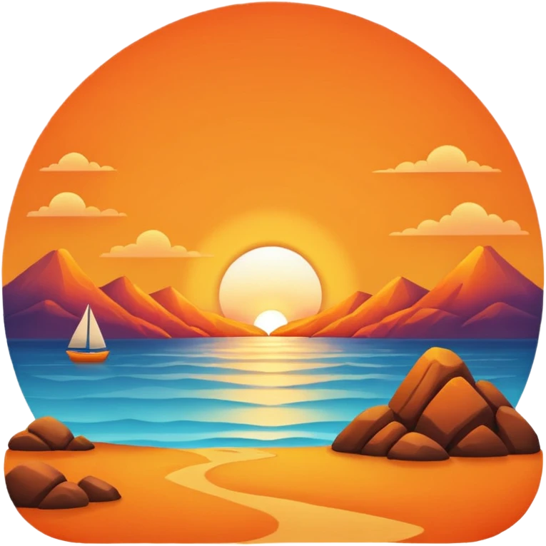 sunset emoji