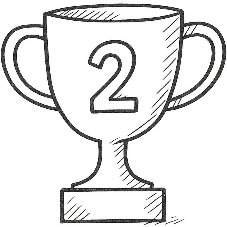 second place cup emoji