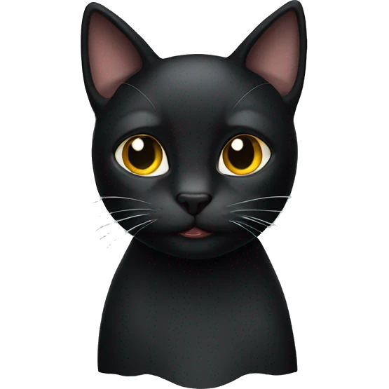 Black cat emoji