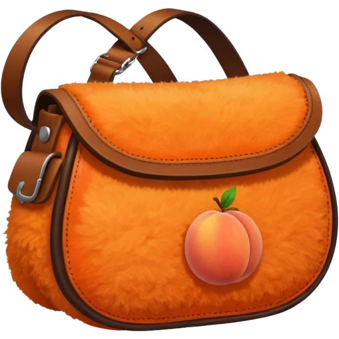 peach + bum bag emoji