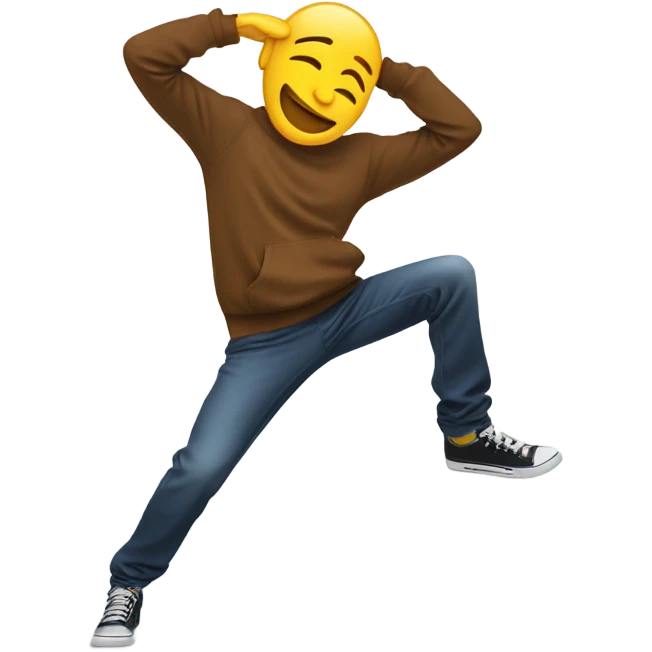 Dabbing dance move  emoji