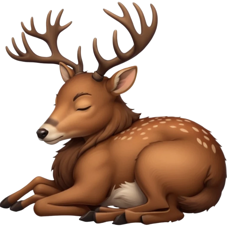 Sleeping deer  emoji