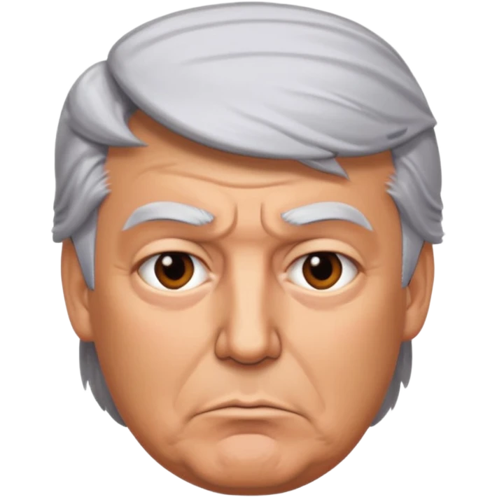 donald trump doesn't agree emoji
