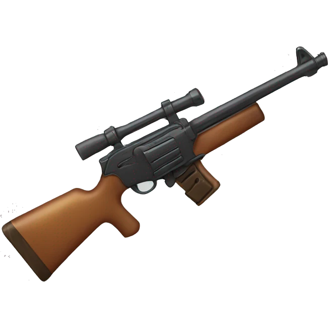 Gun with bow emoji