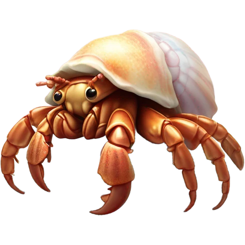 Hermit crab in heaven emoji