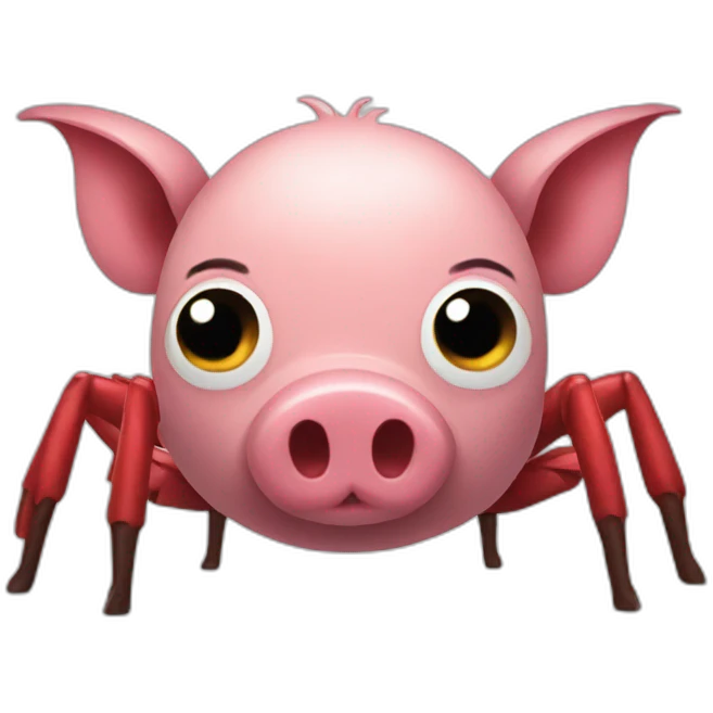 Spider-pig emoji