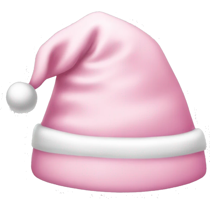 light pink santa hat emoji