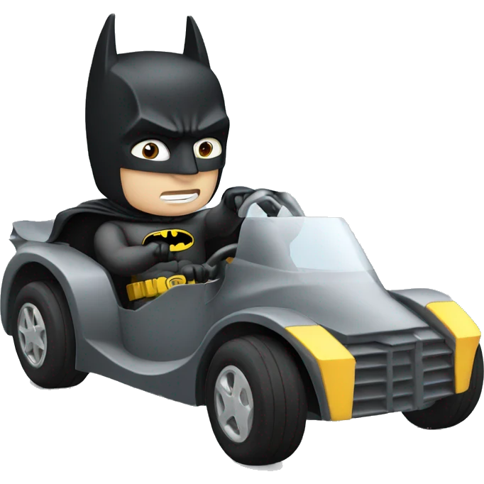 batman driving  emoji
