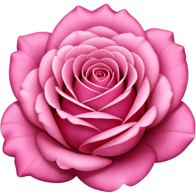 Pink rose emoji
